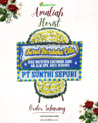 Papan Bunga Duka di Kurulu